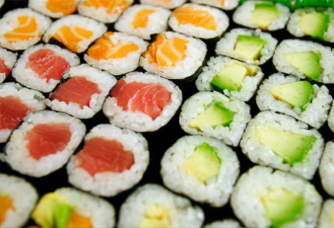 sushi je japonská pochúťka